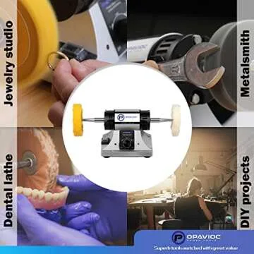 OPAVIOC Jewelry Polisher for Buffing and Grinding