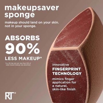 Real Techniques Makeupsaver Sponge Brush Trio Flawless Application