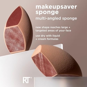 Real Techniques Makeupsaver Sponge Brush Trio Flawless Application