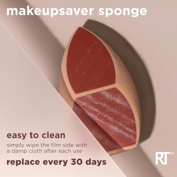 Real Techniques Makeupsaver Sponge Brush Trio Flawless Application