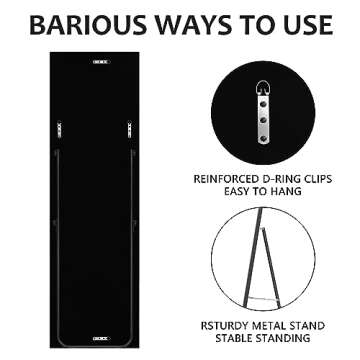 MUAUSU Full Length Floor Mirror Crushed Diamond Full Body Mirror Silver Long Standing Mirror for Bedroom Living Room Bathroom Wall Mounted