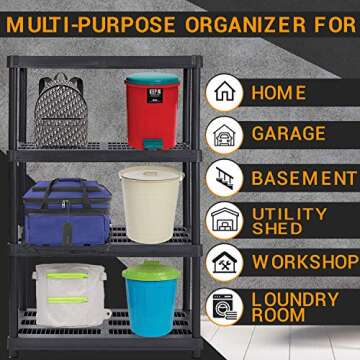 Juggernaut Storage Plastic Shelving for Heavy-Duty Needs