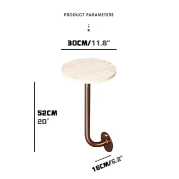 Meiiron Wall Mounted Pub Table for Dining and Living Room