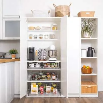 Heavy-Duty Pull Out Cabinet Organizer for Efficient Storage
