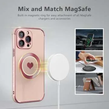 Rxuiael iPhone 12 Pro Max Magnetic Case for Women