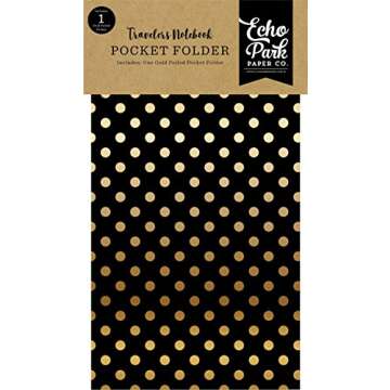 Echo Park Paper Company Insert Coffee & Friends Travelers Notebook Pocket Folder