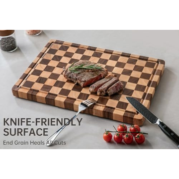 THETCHRY Premium Cutting Board - Stunning & Durable Design