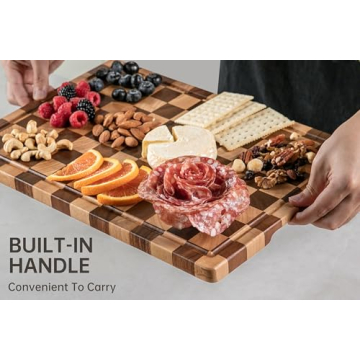 THETCHRY Premium Cutting Board - Stunning & Durable Design