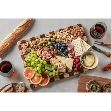 THETCHRY Premium Cutting Board - Stunning & Durable Design