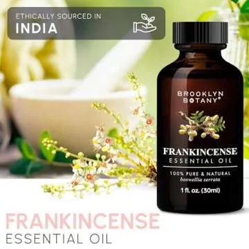 Brooklyn Botany Frankincense Essential Oil - Pure Aromatherapy
