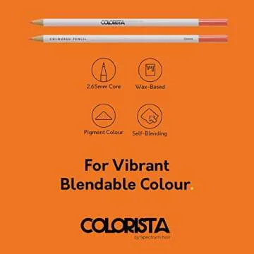 Spectrum Noir Colorista Pencils - 12 Vibrant Colors for All Artists