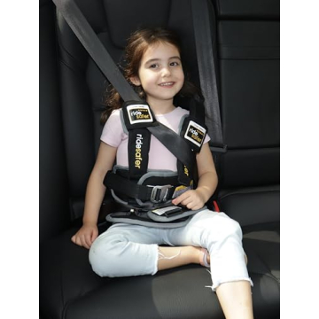 RideSafer Large Blue Lightweight Compact Travel Car Seat