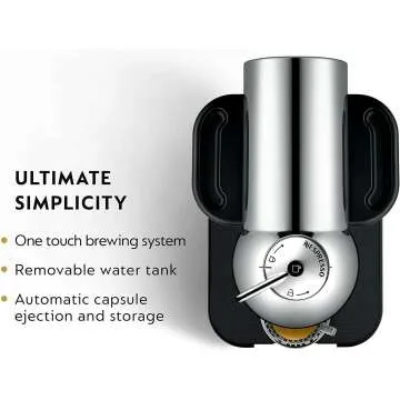 Nespresso Vertuo Machine by Breville in Chrome
