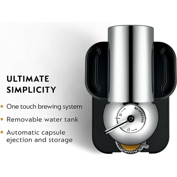 Nespresso Vertuo Machine by Breville in Chrome