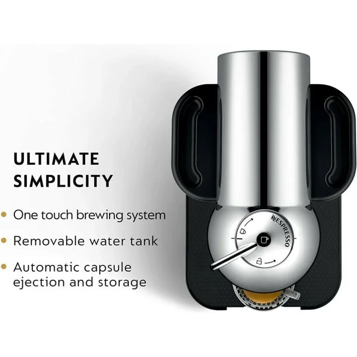 Nespresso Vertuo Machine by Breville in Chrome