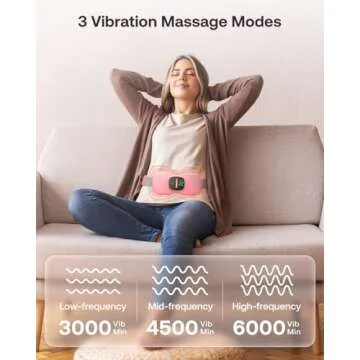 Heating Pad for Period Cramps, FSA HSA Eligible, Portable Menstrual Heating Pad, Period Pain Relief Heated Pad, Back or Belly Heating Belt, Gifts for Her Women Girl Friend Wife