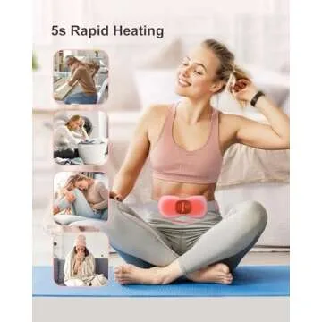 Heating Pad for Period Cramps, FSA HSA Eligible, Portable Menstrual Heating Pad, Period Pain Relief Heated Pad, Back or Belly Heating Belt, Gifts for Her Women Girl Friend Wife
