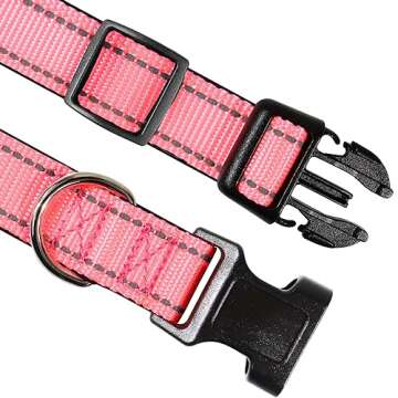 Joytale Reflective Dog Collar for Small Dogs - Safety & Style