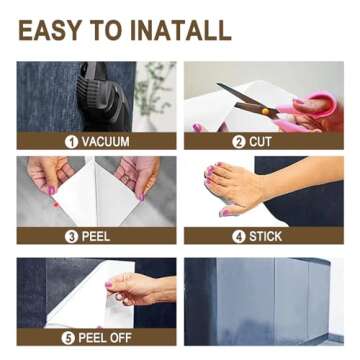 Anti Cat Scratch Furniture Protector, 10 Pack, Cat Scratch Deterrent Tape, Couch Protector for Cats, Furniture Protectors from Cats, Double Sided Sofa Anti Scratching Sticky Tape, cat Training Tape