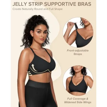 Vertvie Women's Wireless Bra - Ultra Comfort & Support