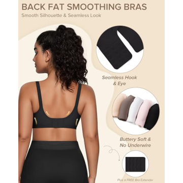 Vertvie Women's Wireless Bra - Ultra Comfort & Support