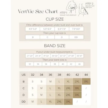 Vertvie Women's Wireless Bra - Ultra Comfort & Support