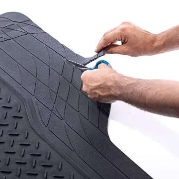 FH Group Heavy-Duty Rubber Cargo Mats for Cars SUV Trucks