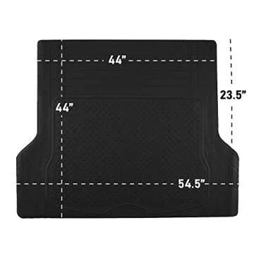 FH Group Heavy-Duty Rubber Cargo Mats for Cars SUV Trucks