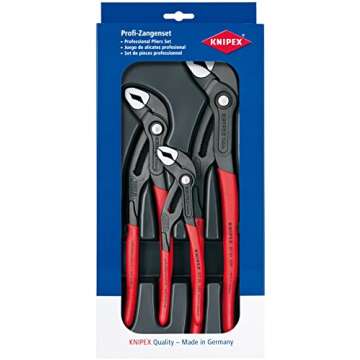 Knipex Cobra Pliers Set - Durable 3-Piece Tool Set
