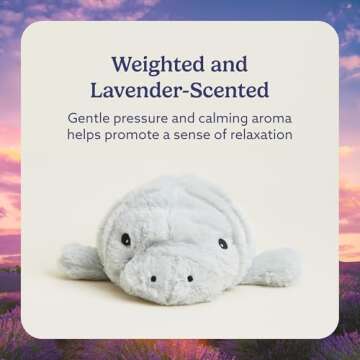 Warmies Manatee - Microwavable Plush for Comfort