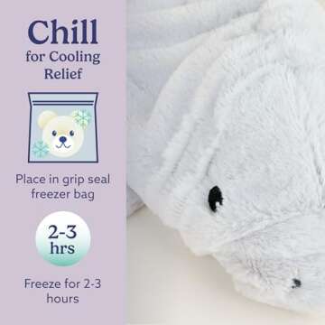 Warmies Manatee - Microwavable Plush for Comfort