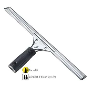 Unger Stainless Steel Window Squeegee for Streak-Free Results