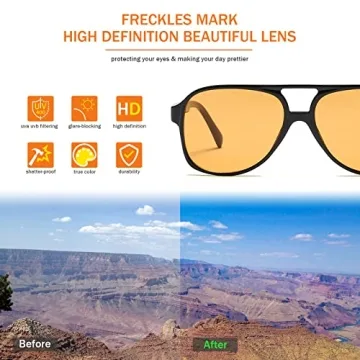 Stylish Retro Aviator Sunglasses with UV Protection