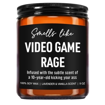 Younift Funny Video Game Rage Candle, Gamer Gifts, Gaming Gifts for Men, Video Game Gifts, Video Gam...