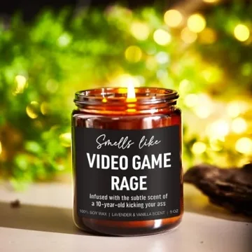 Younift Funny Video Game Rage Candle for Gamers