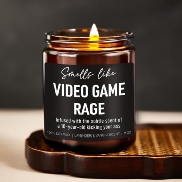 Younift Funny Video Game Rage Candle for Gamers