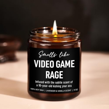 Younift Funny Video Game Rage Candle for Gamers