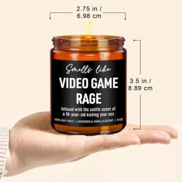 Younift Funny Video Game Rage Candle for Gamers