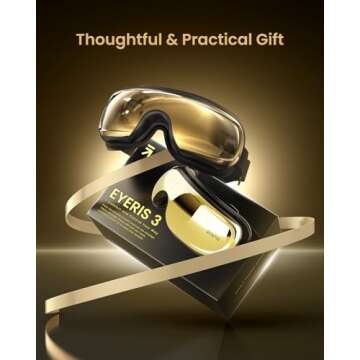 RENPHO Eye Massager with Heat and Cooling, Mothers Day Gifts for Mom, Eyeris 3 Voice Control FSA/HSA Eye Massager Mask, Music Eye Care Device with DIY Massage Setting, Birthday Gifts for Women/Men