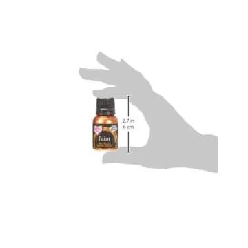 Ready-to-use Metallic Dark Gold 100% Edible Food Paint for Cake and Icing Decoration by Rainbow Dust