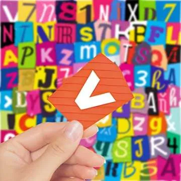 100pcs Alphabet Number Stickers Colorful Letter Stickers, Waterproof Vinyl Stickers for Decoration Arts, DIY Crafts, Journal, Laptop, Scrapbooking