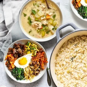 Artena Ceramic Pasta Bowls Set for Entertaining