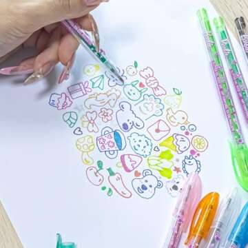 Townley Girl 16 Piece Glitter Body Art Set for Kids