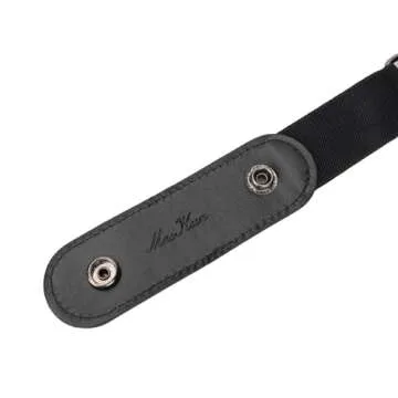 maikun 2 Pieces Buckle Free White Stretch Belt, Buckless Belt for Men, Black and White, Waist Size 24-50''