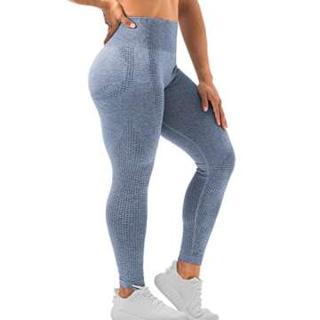 TSUTAYA Seamless Workout Leggings: Tummy Control & Comfort