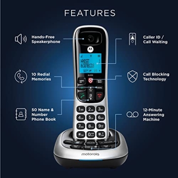 Motorola CD4011 Cordless Phone with Answering Machine