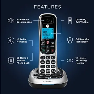 Motorola CD4011 Cordless Phone with Answering Machine