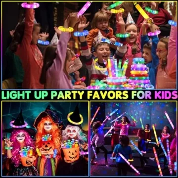 12 Pack LED Glow Sticks Kids Party Favors Light Up Fun