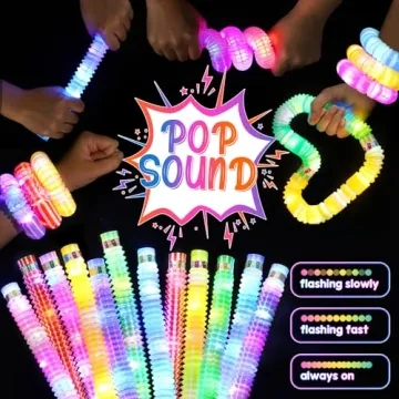 12 Pack LED Glow Sticks Kids Party Favors Light Up Fun