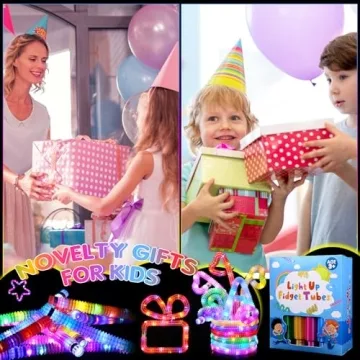 12 Pack LED Glow Sticks Kids Party Favors Light Up Fun